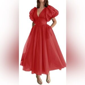 Charming Scarlet Kids Formal Dress